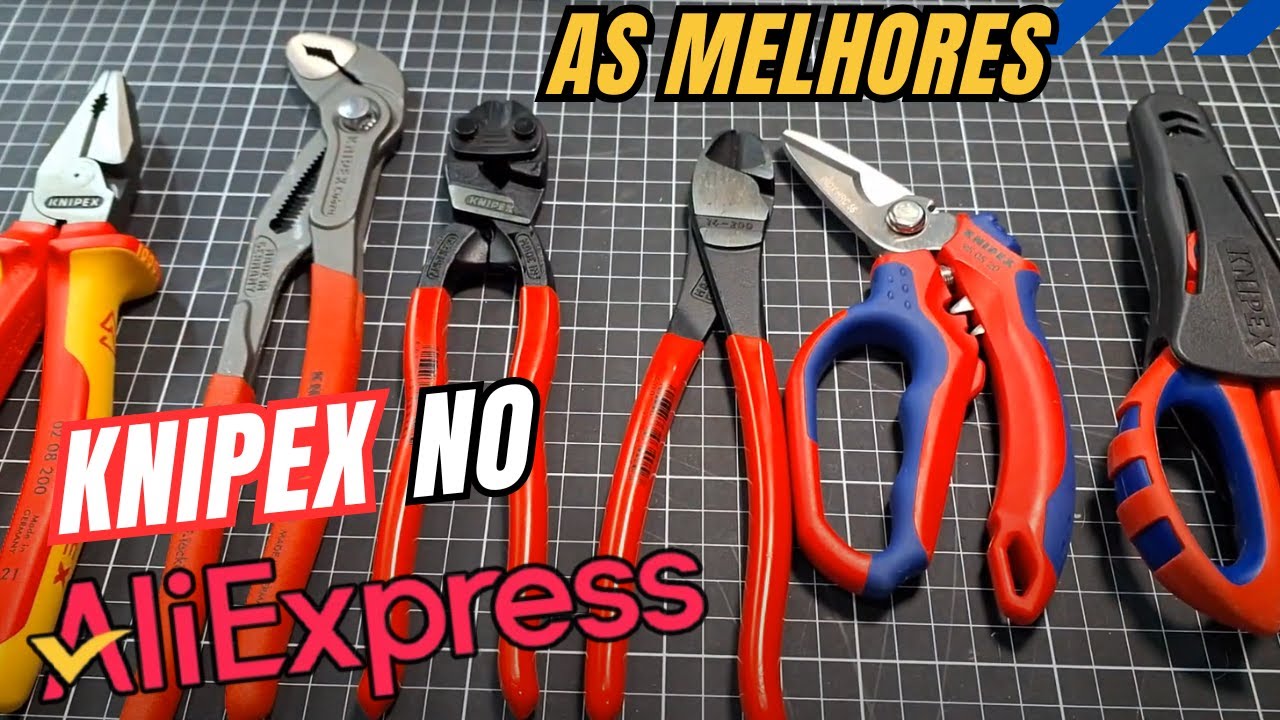 Comprei Alicates Knipex Originais no AliExpress! Ferramentas TOP com Preço Baixo!
