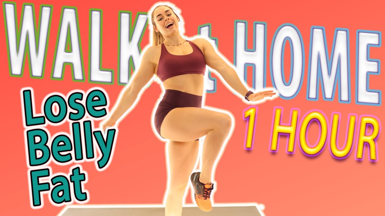 1 HOUR WALKING WORKOUT MASH-UP: Happy WALK at HOME Beginner Workout FOR WEIGHT LOSS (Burn Calories)