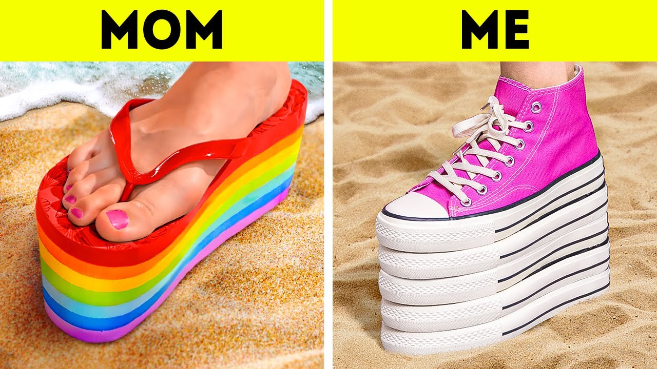 COOL FEET HACKS AND AMAZING DIY SHOE CRAFTS