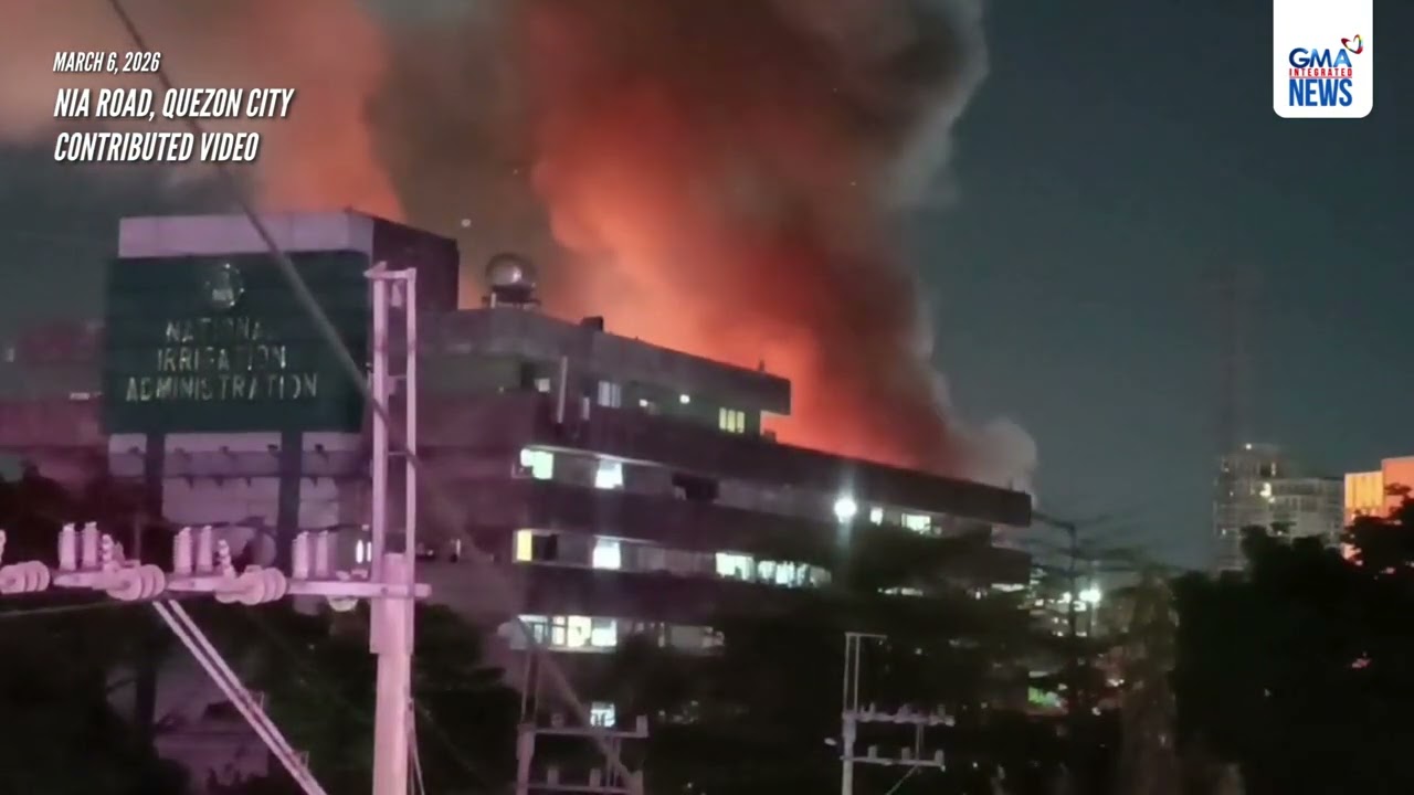 Sunog, sumiklab sa NIA Road, Quezon City | GMA Integrated News