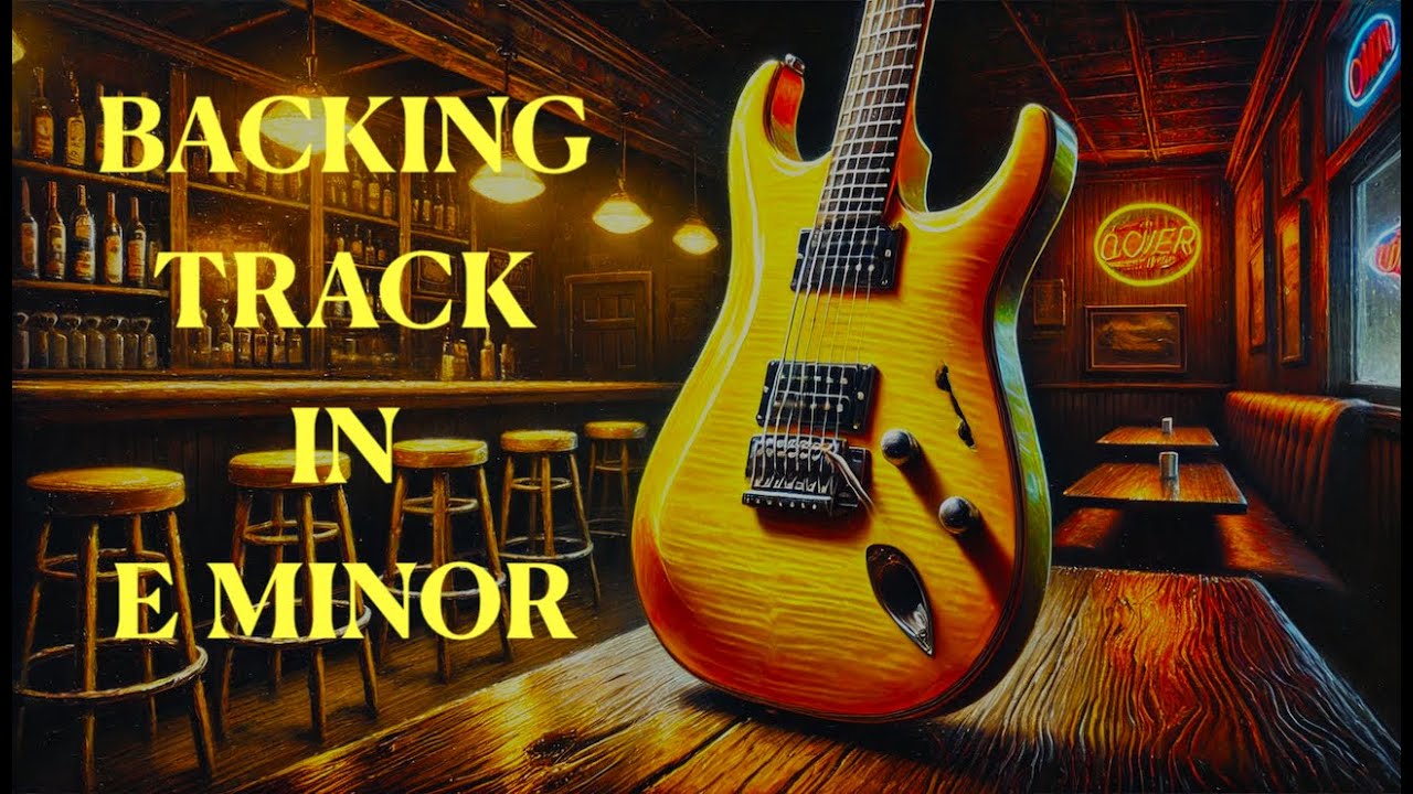 80s Style Rock Ballad Guitar Backing Track in E minor
