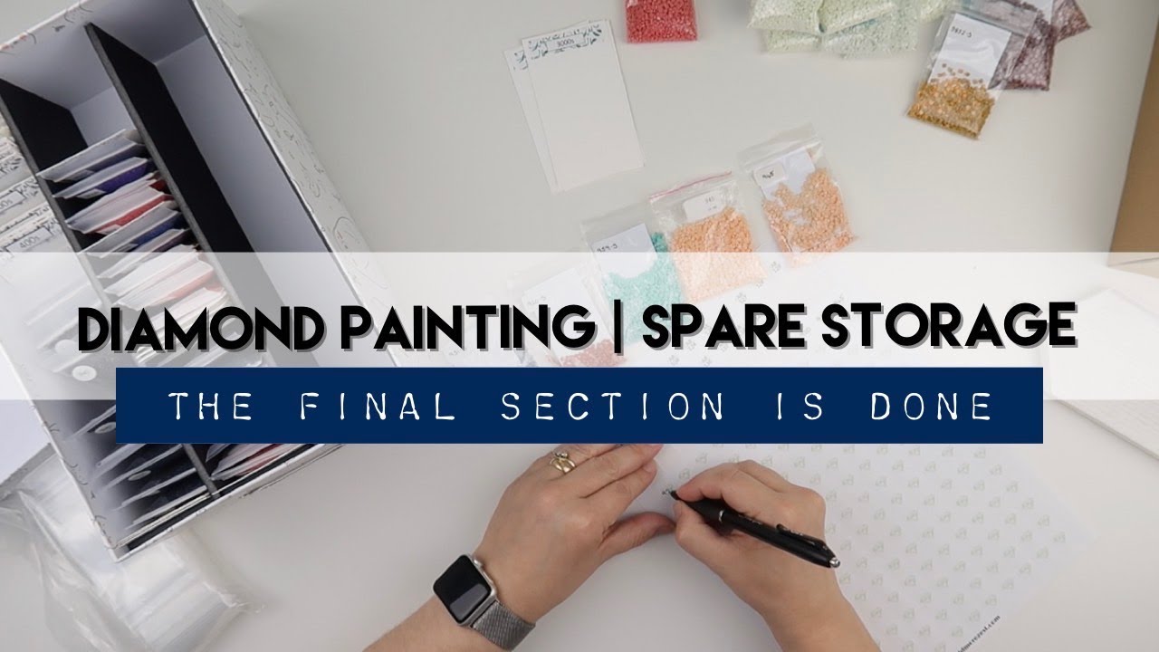Diamond Painting Organisation | Tidying my Spare Spares