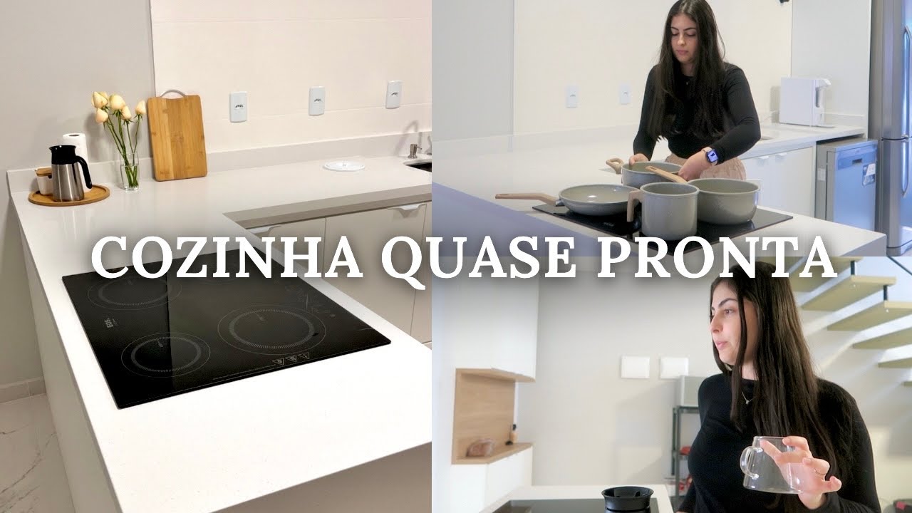 Nossa bancada da cozinha ficou pronta, testando a lava-louça EOS pela primeira vez e rotina do dia