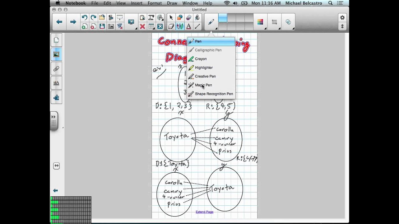 Connecting Mapping Diagrams Grade 11 mixed Lesson 1 1 9:10:12