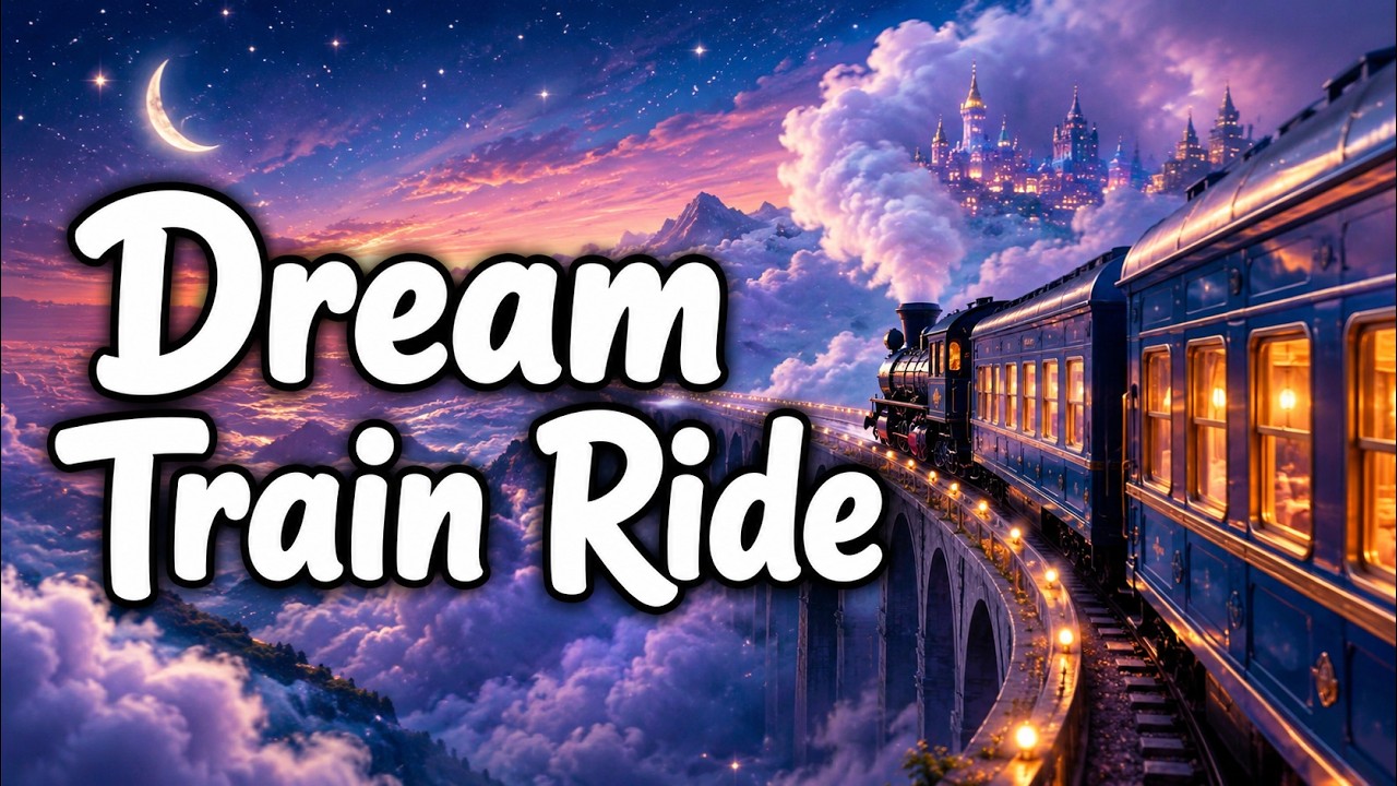 🚂 Baby Sleeping on the Dream Train 🌙 Bedtime Lullaby for Kids 💤 Sleep Music | BujjiTube