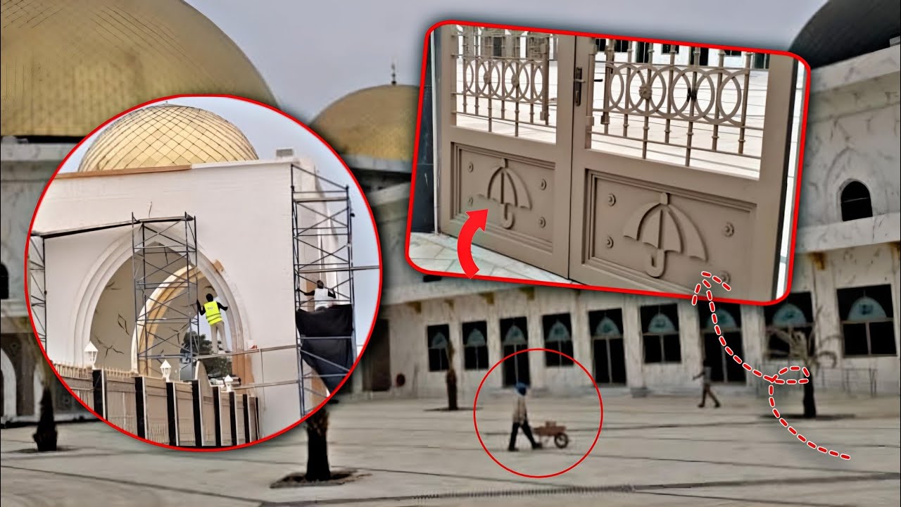 Regardez les porte de la Grand mosquée de Tivaouane La plus belle mosquée d’Afrique ❤️😍
