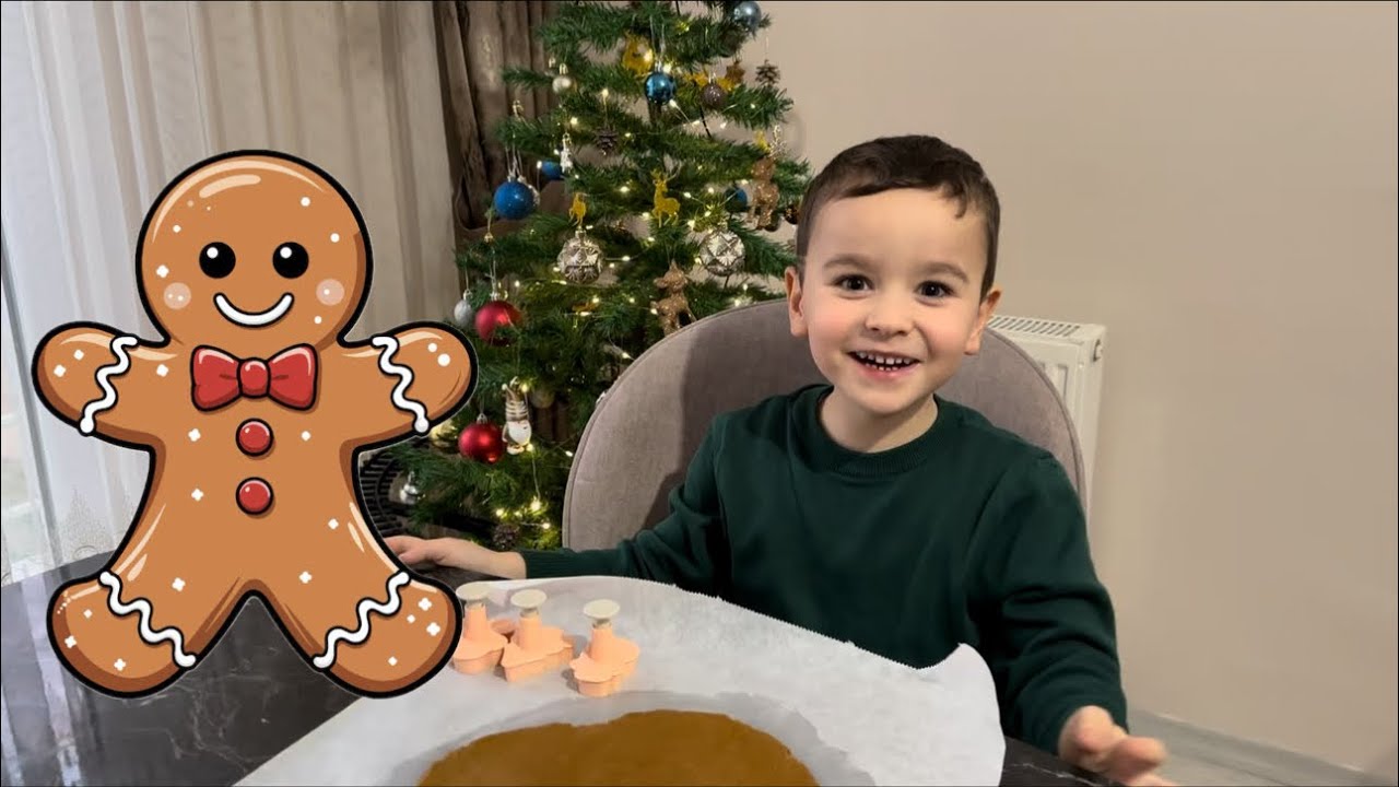 Yılbaşı kurabiyesi (gingerbread) yapıyoruz