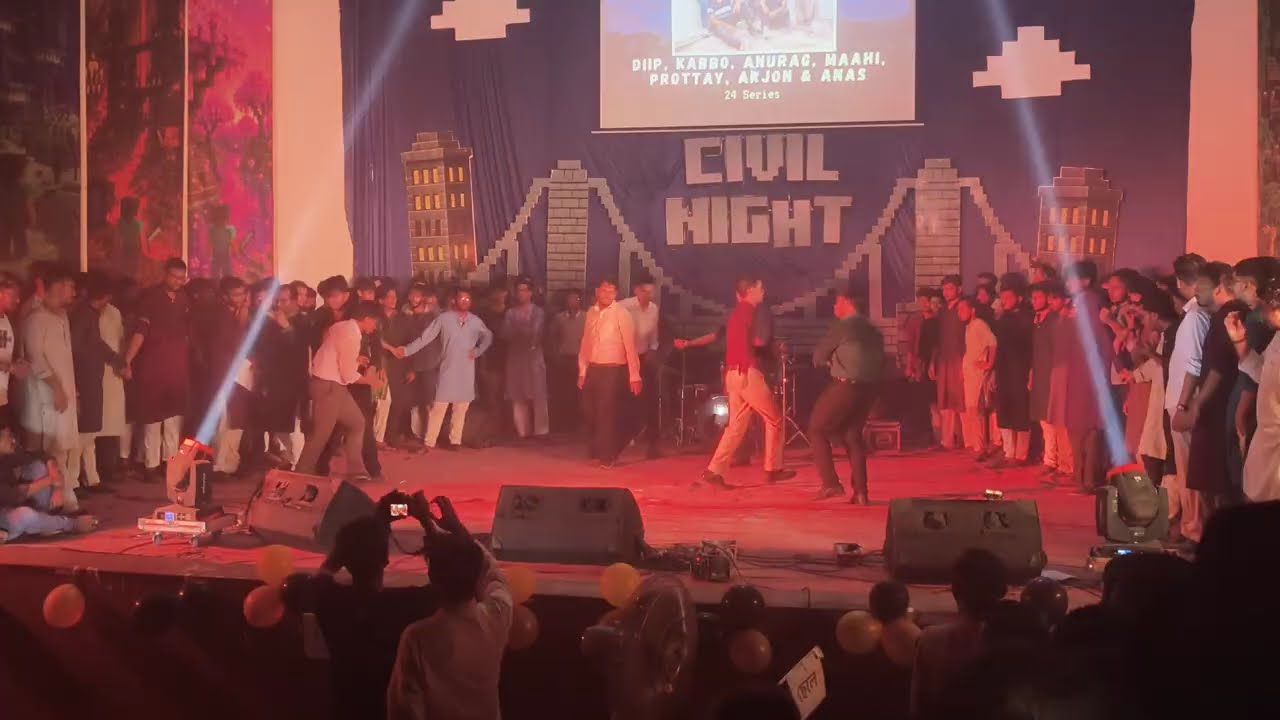 RUET CIVIL NIGHT - 26 performance by OG GNG of MIghty Civil '24 series.