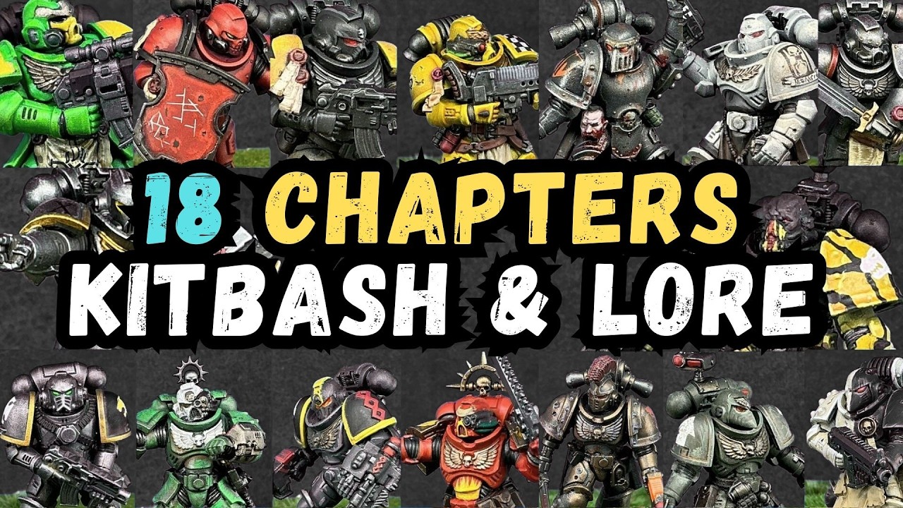 Kitbashing: Fan Favorite Space Marine Chapters! (THE BADAB WAR)