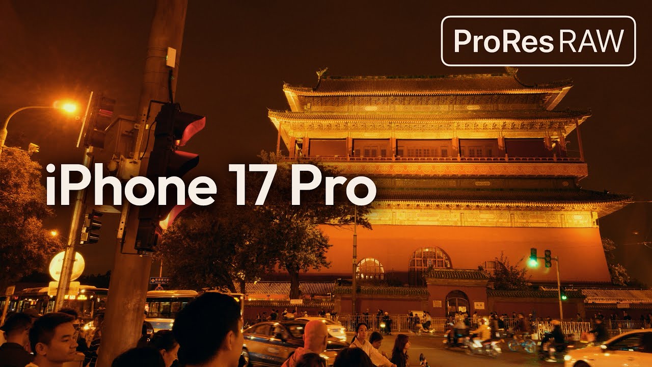 iPhone 17 Pro Cinematic Low Light | 4K ProRes RAW | Open Gate