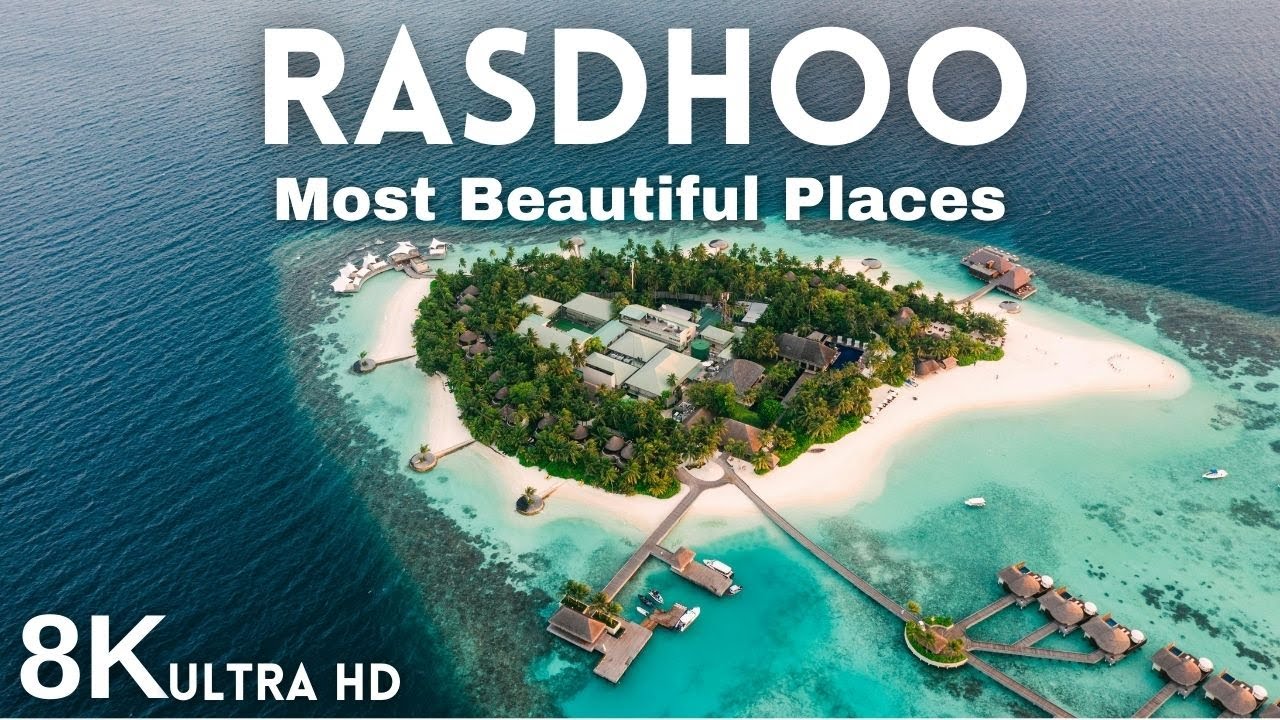 Rasdhoo Maldives in 8K – Most Beautiful Island & Relaxing Crystal Beaches