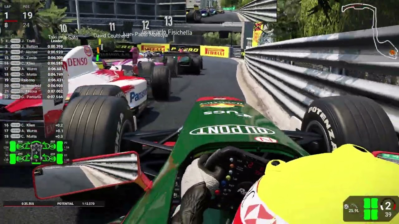 Automobilista 2 / Мод F1 2004: новое обновление 2.24 / Отличный опыт гонок с искусственным интелл...