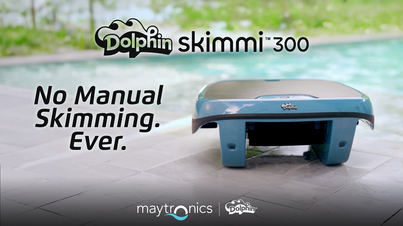 Dolphin Skimmi 300☀️ Solar-Powered Robotic Pool Skimmer