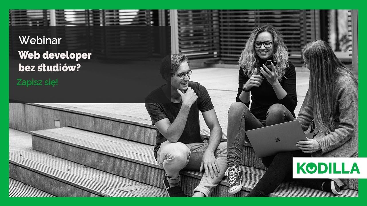 Darmowy webinar: Web developer bez studi&oacute;w?