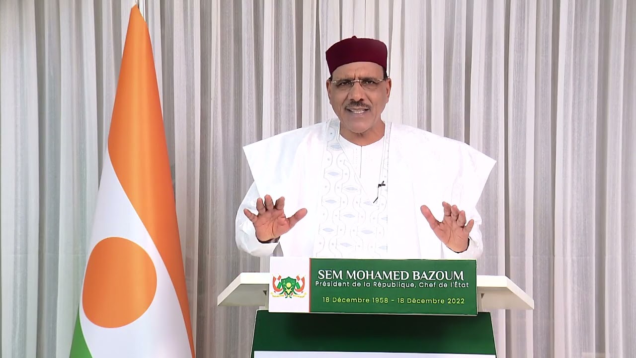 MESSAGE A LA NATION DU PRÉSIDENT DE LA RÉPUBLIQUE MOHAMED BAZOUM A L'OCCASION DU 18 DÉCEMBRE 2022
