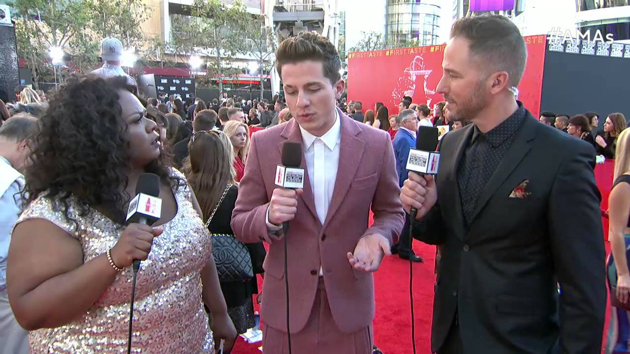 Charlie Puth Red Carpet Interview - AMAs 2015