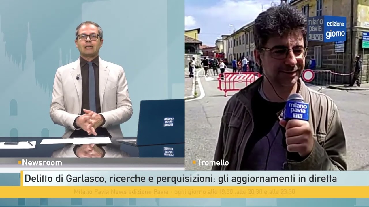 GARLASCO DELITTO LE ULTIME NOTIZIE in diretta le perquisizioni - Tg CANALE78