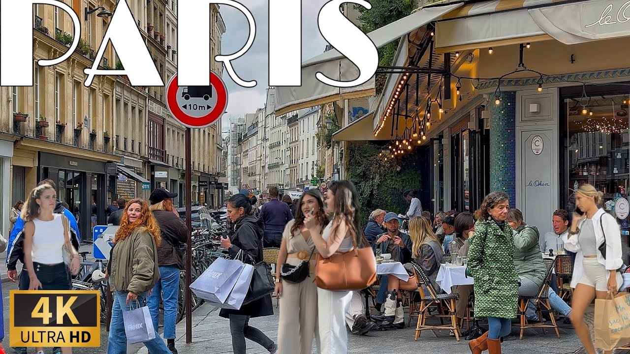 [🇫🇷Paris France 4K 120FPS Walking Tour] Paris Autumn Walk 28/SEPTEMBER/2025