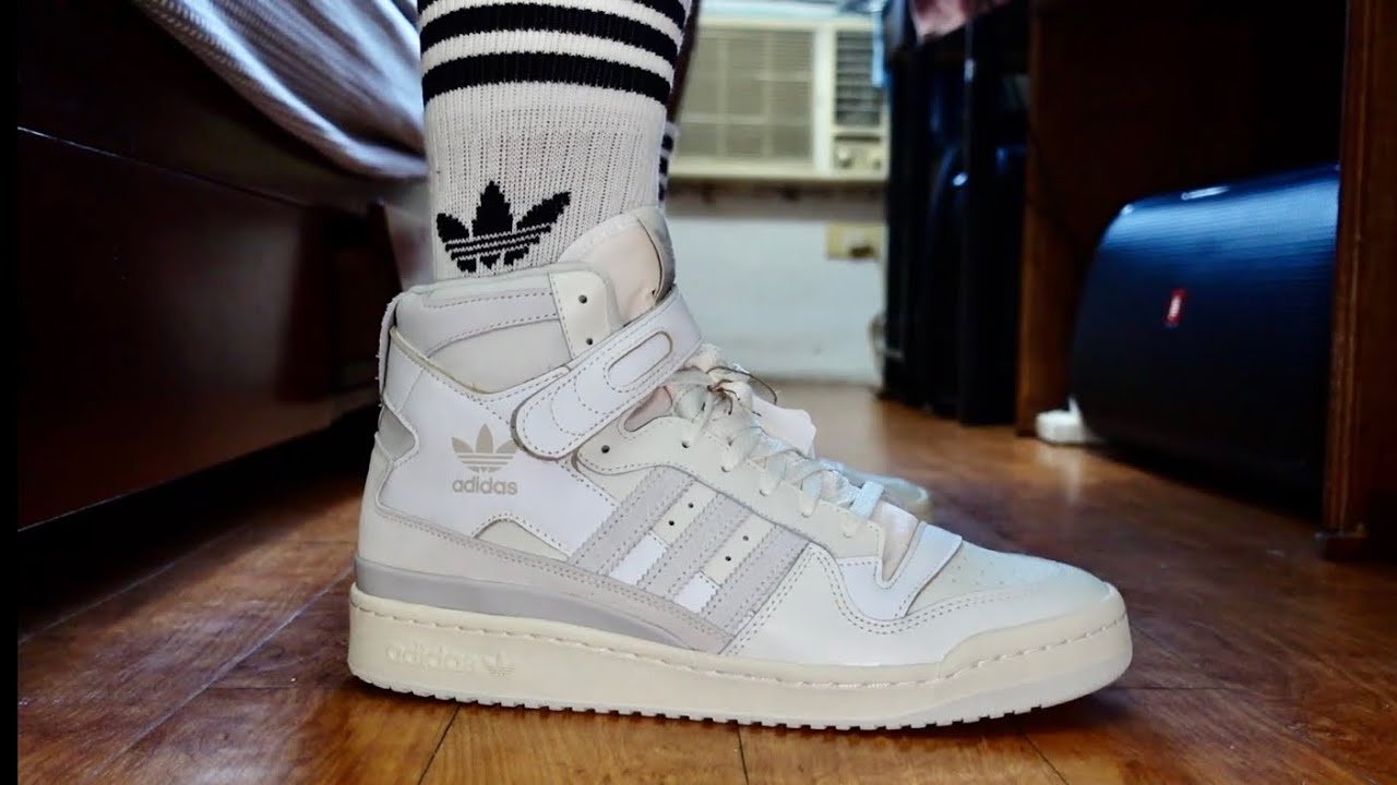 Adidas FORUM 84 HIGH | UNBOXING | ON FEET | WHITE GREY