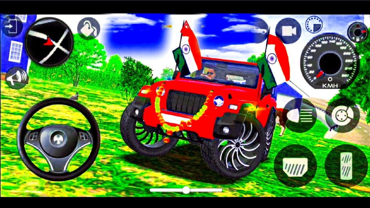 Modified Mahindra Thar😈Games:Indian Red  Thar (Gadi Wala Games) Car Game Android Game - #2026