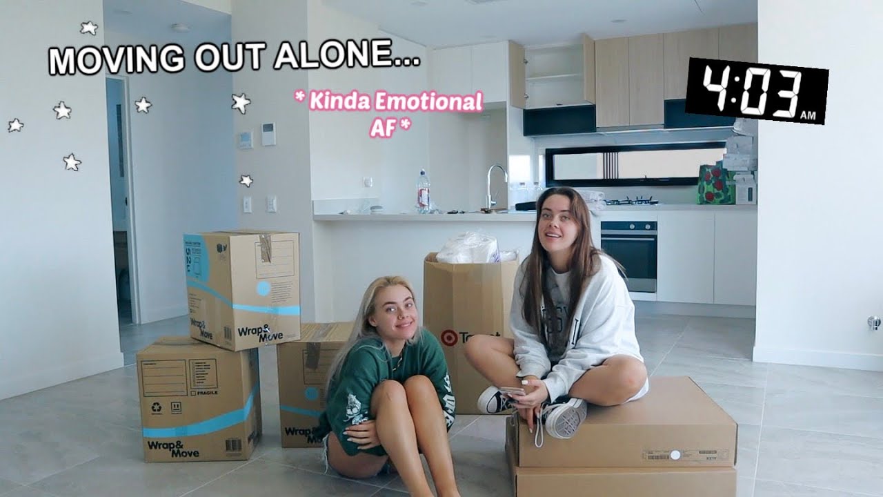 Moving into our first apartment at 19...