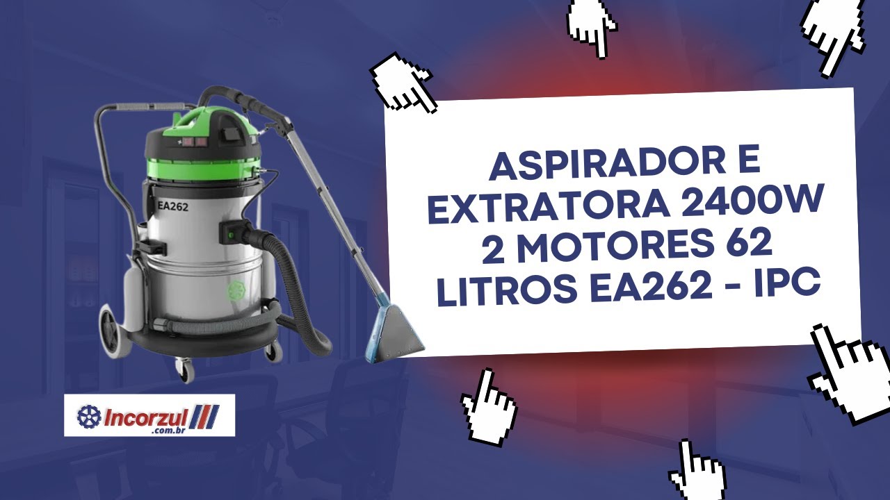 EA262   Extratora para limpeza de carpetes, estofados e pisos frios   IPC Brasil