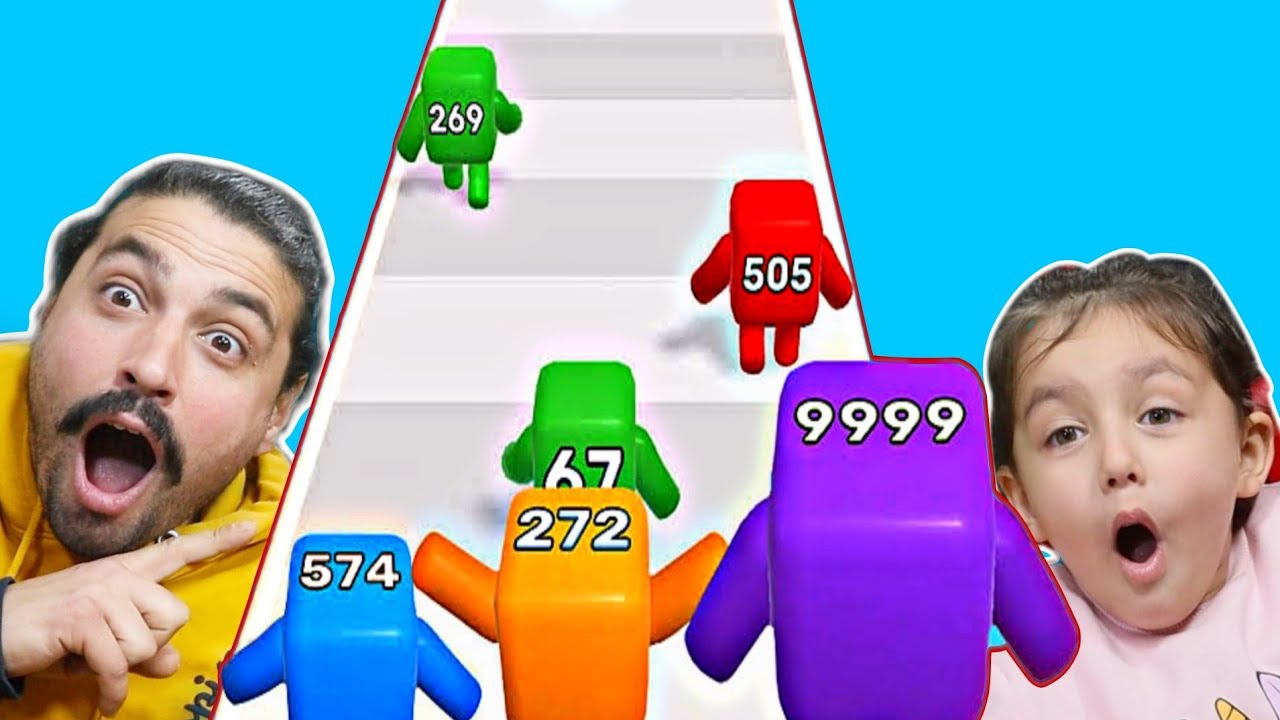 EN ÇOK KAREYİ TOPLAYAN OYUNU KAZANIR 😅Level Up Numbers