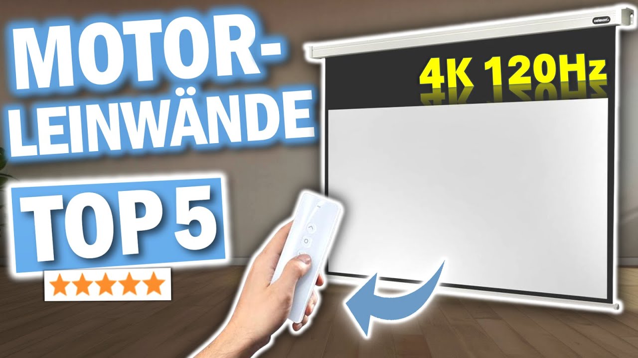 Die besten MOTOR-LEINWÄNDE 2026 | Top 5 elektrische Beamer Leinwände mit Motor