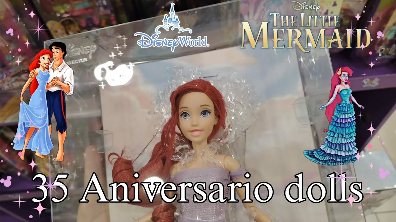 sacando mi primera ariel 35 Aniversario Disney collector