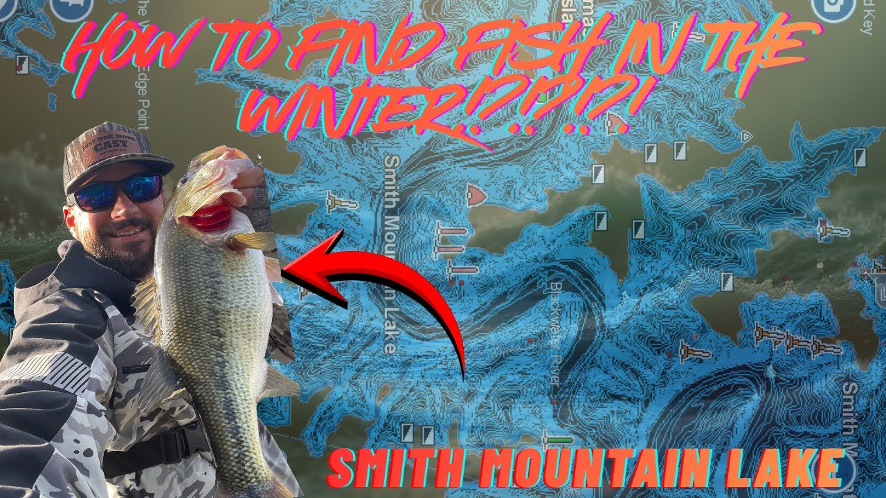 HOW TO FIND BASS IN THE WINTER.  (Smith Mountain Lake)