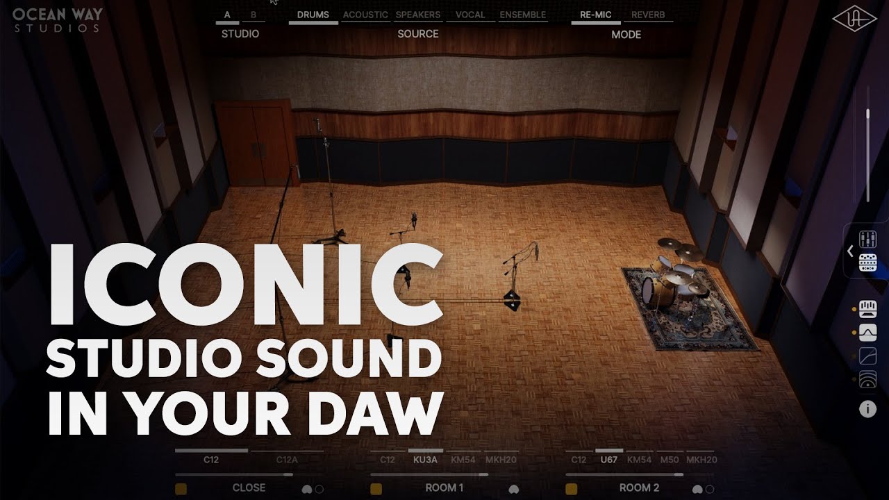 Universal Audio UAD Ocean Way Studios Deluxe Plug-in Overview
