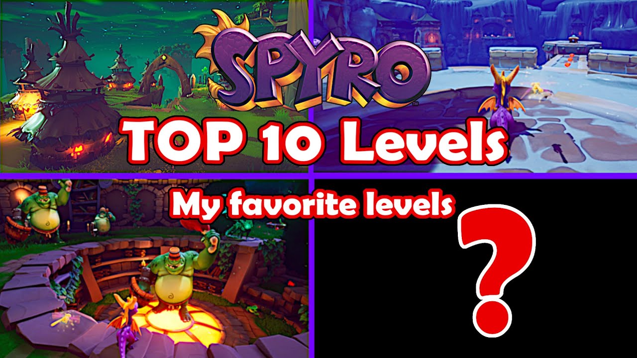 Top 10 Best Levels in Spyro the Dragon - My favorite Spyro the Dragon Levels!
