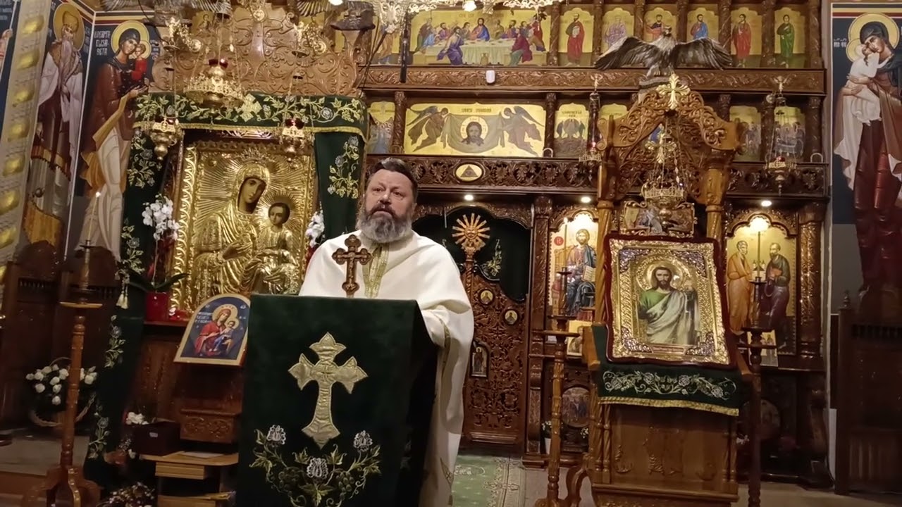 Părintele Vasile, predica la Soborul Sfântului Prooroc Ioan Botezătorul 