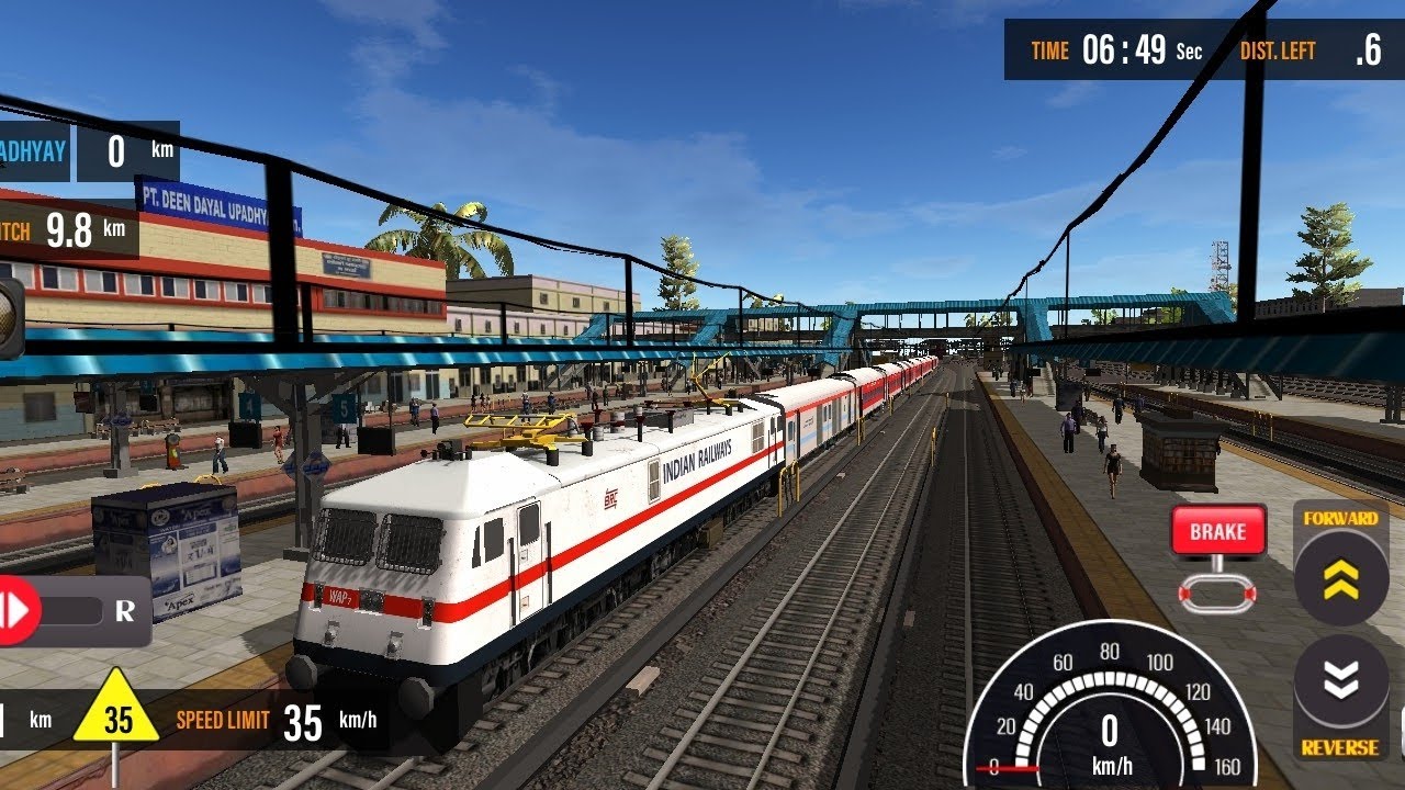 ll Indian Train Simulator Gameplay ll Indian Local Train ll 🚧
