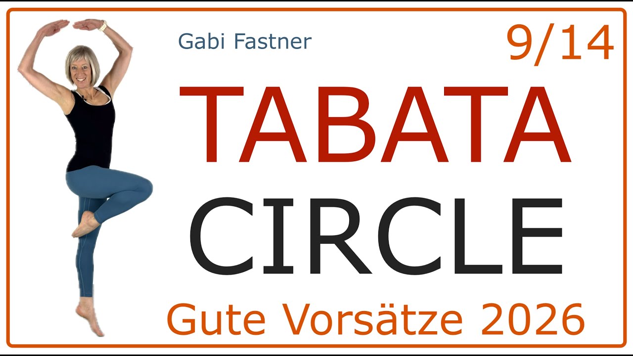 9/14 🆕 38 min. Tabata Circle | 6 Übungen mit je 8 Wiederholungen | Fullbody-Workout, ohne Geräte