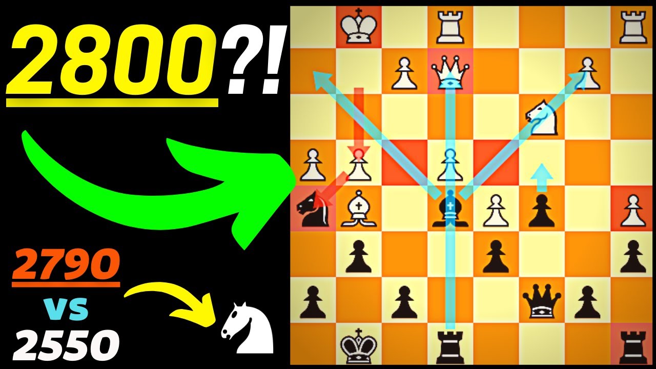 2800?! - Gra w SZACHY, obrona królewsko indyjska - 2790 Lichess