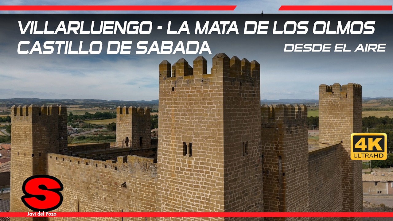 Desde el aire drone 4K | Villarluengo - La Mata de los Olmos - Castillo de S&aacute;bada