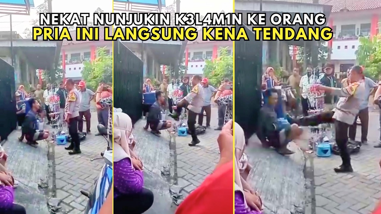 PUASS !! Nekad Nunjukin K3L4M1N Di Jalan Pria Ini Langsung Dikasih Paham