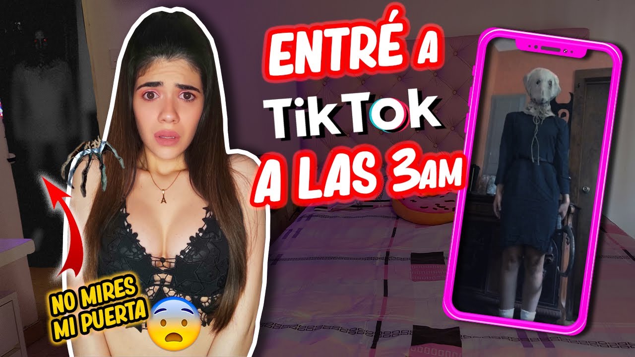 JAMÁS ENTRES A TIKTOK A LAS 03:00AM 🕓😨 NO ESTOY SOLA!!! | Ana Vallee