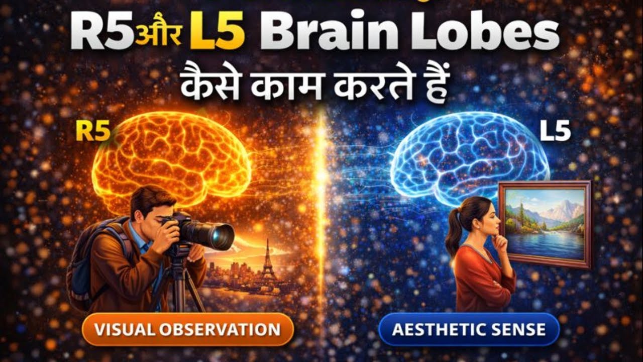 How R5 and L5 Brain Lobe Work In DMIT TEST? Some Men Are Easily Distracted By Attractive Women!