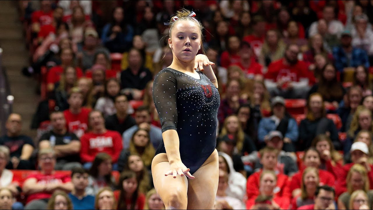 Perfect 10 on beam highlights Maile O'Keefe's all-around title in NCAA Championships | Gymnastics