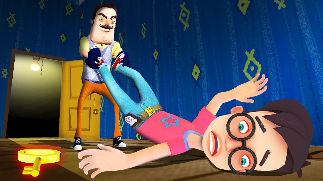 ESCAPE The SECRET NEIGHBOR! (Scary)
