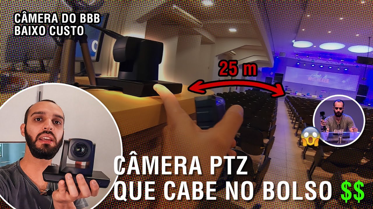 CÂMERA MINI PTZ (CUSTO BENEFÍCIO) - TESTE DE FOGO 25metros 🙀