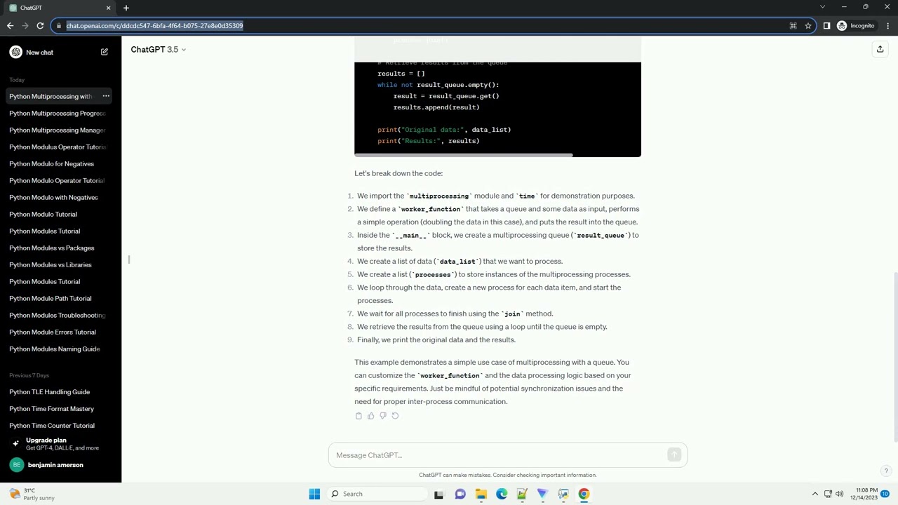 python multiprocessing with queue