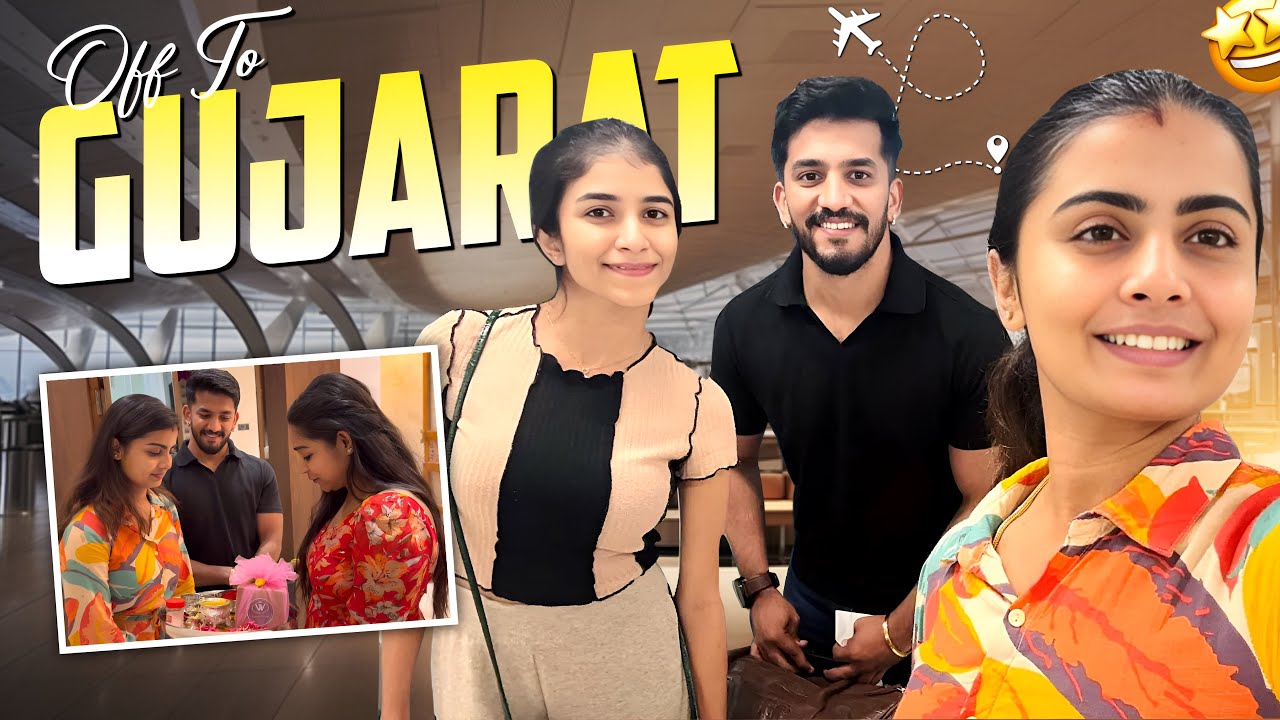 Going to GUJARAT ☺️ | Madhu Gowda #madhugowda