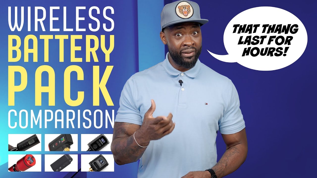 TOP 6 BEST TATTOO BATTERY PACKS RANKED