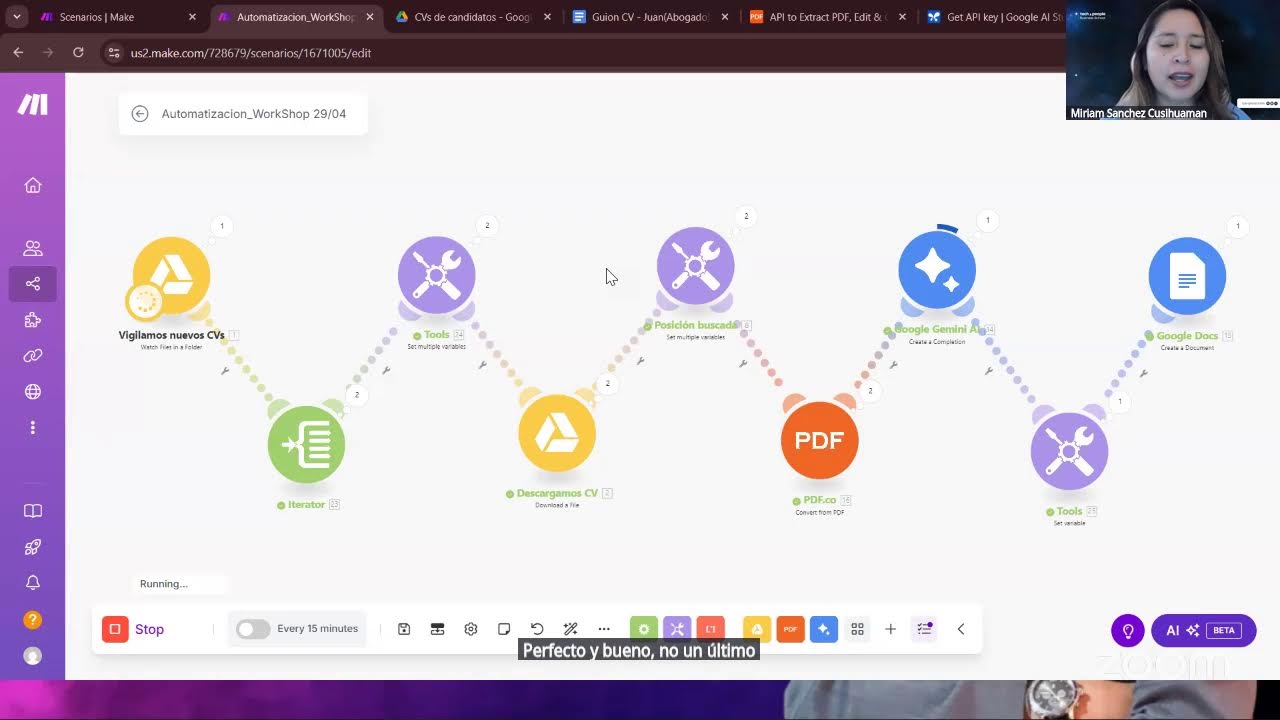 Reclutamiento 4.0: Automatización práctica con Make