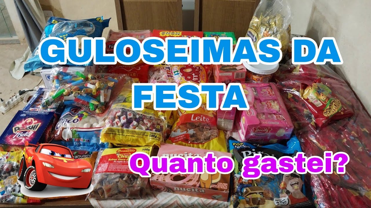 GULOSEIMAS DO ANIVERSÁRIO - FESTA CARROS - Théo faz 4. valores