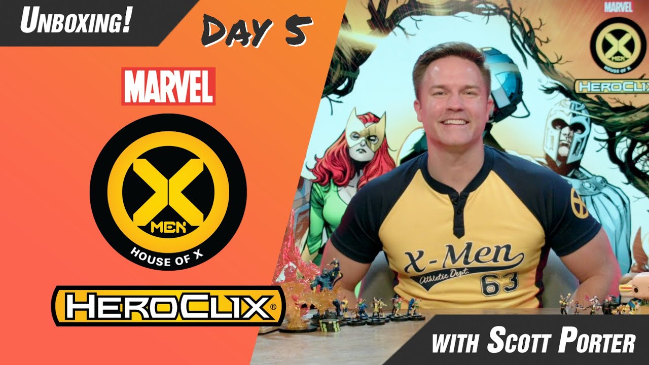 Scott Porter Unboxing Marvel HeroClix: X-Men House of X Day 5
