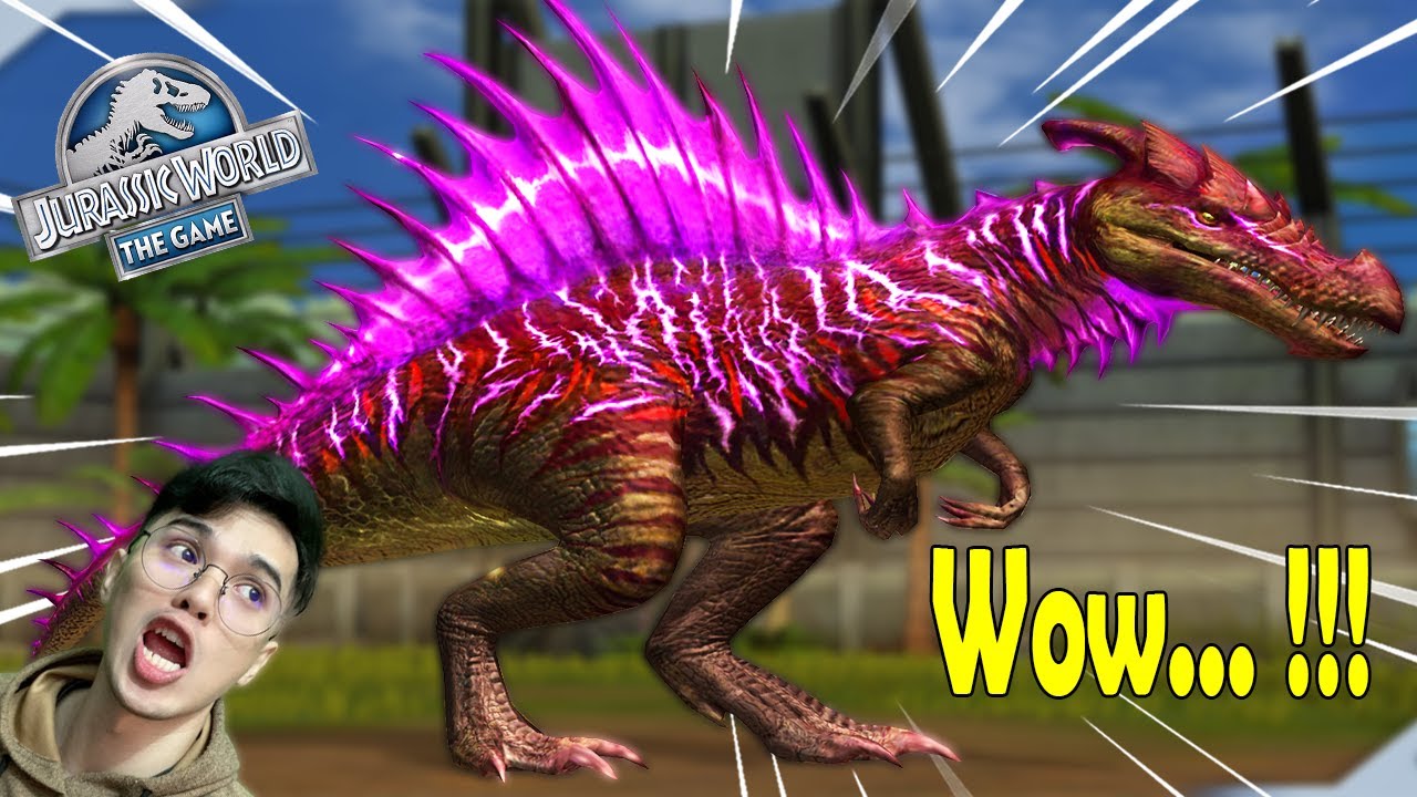 Tiến Hóa Siêu Khủng Long Sấm Sét Chromaspinus Đẹp Nhất Jurassic World Mobile
